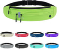 WATERFLY Running Belt Fanny Pack: Runner Marathon Jogging Waist Pack Sport Workout Exercise Fitness Phone Holder Belt for Men Women Jogger Slim Waistband Black by Waterfly