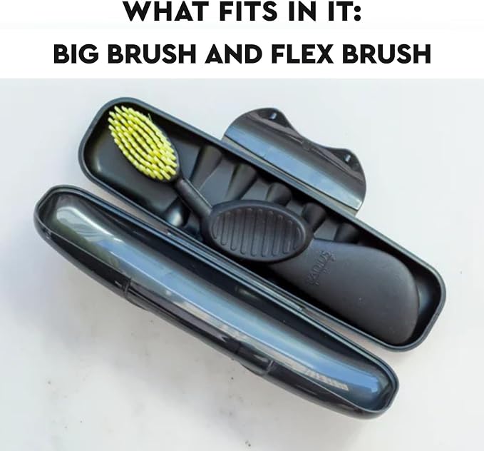 RADIUS Toothbrush Travel Case for Big Brush/Original/Scuba Brushes, BPA-Free Recycled Plastic, Portable for Bathroom, School, Home, Camping - Translucent (ONLY fits the Big Brush/Original/Flex/SCUBA) - Image 5