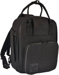 Herb Guard Black Mini Locking Backpack - With Built in Tray, YKK Zippers and More - Doubles as a Shoulder Sling Bag by HerbGuard