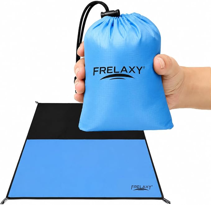 Frelaxy Pocket Picnic Blanket, Waterproof Blanket for Beach Festival | Lightweight compact design, Multi-use outdoor blanket, Waterproof & sandproof material, Easy to carry, Picnic, Camping by Frelaxy