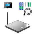 Shipping Scale for Small Business - 440 lbs/0.35oz - High Accurate Digital Postal Scale with Hold/Tare Function - Perfect for Packages, Luggage, Home Use - Battery & Cable Included - Silver by Unknown