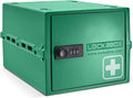 Lockabox One™ | Premium Medicine Lock Box | Medium Medication Lock Box With Code For Medicines, Vitamins & Supplements | External Size 12 x 8 x 6.6 inches (Medi Green) by Lockabox