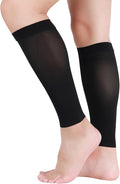Lin Performance 20-30 mmHg Medical Calf Compression Sleeve for Women and Men Lightweight Footless Socks for Travel Flight Daily Comfort by LINPERFORMANCE