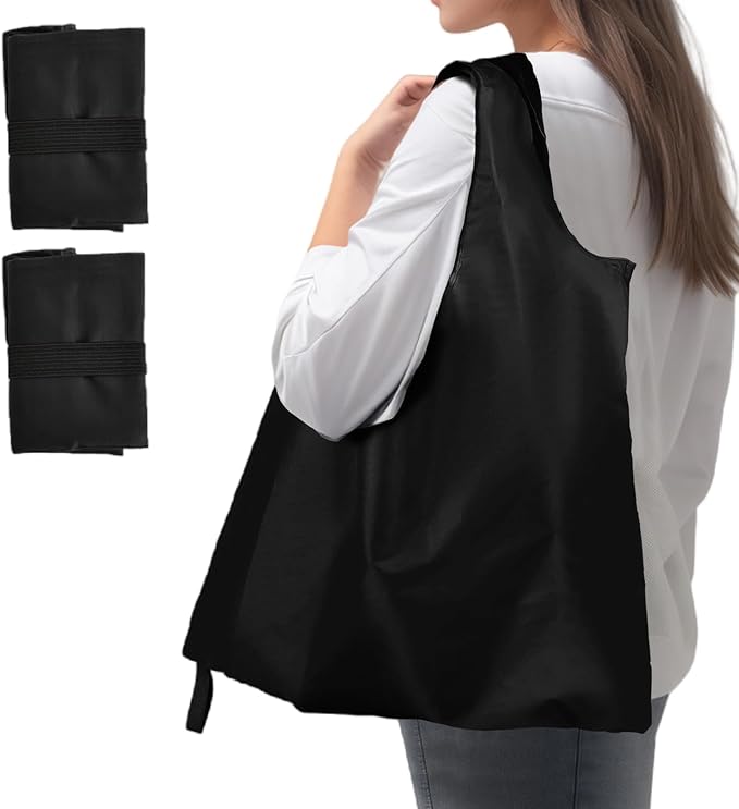 Foldable Shopping Bag, Reusable Grocery Bag Holder, Tote Bags by Unknown