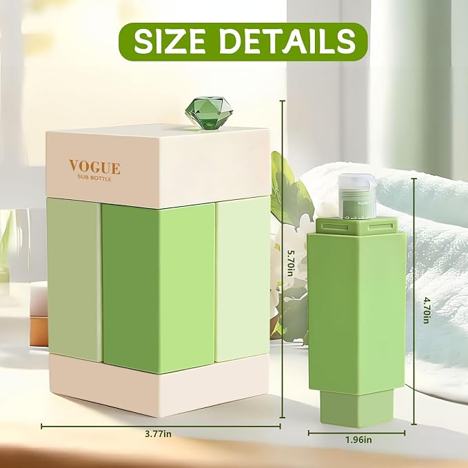 Obfuscate Travel Bottles,4 in 1 Travel Dispenser Bottle,4x30ml/1oz | A Cleaning Brush,refillable leak proof travel containers for Shampoo Conditioner,travel essentials for Vacation Camping & Gym - Image 5