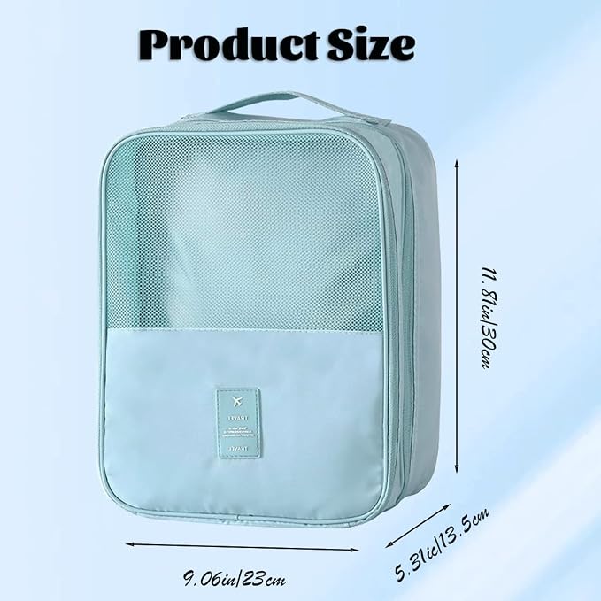 6 PCS Travel Shoe Bag Travel Waterproof Shoe Bag Portable Shoes Bags for Three Pairs of Shoes for Daily Travels, Suitcase (Multiple Colors) - Image 2