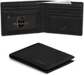 RUNBOX Wallet for Men Slim Leather Bifold RFID Blocking Minimalist Front Pocket Design with Gift Box | Minimalist Front Pocket Design, Holds 8 Cards, RFID Protection, Gifts for Men on Birthdays, Father’s Day, and Christmas by RUNBOX