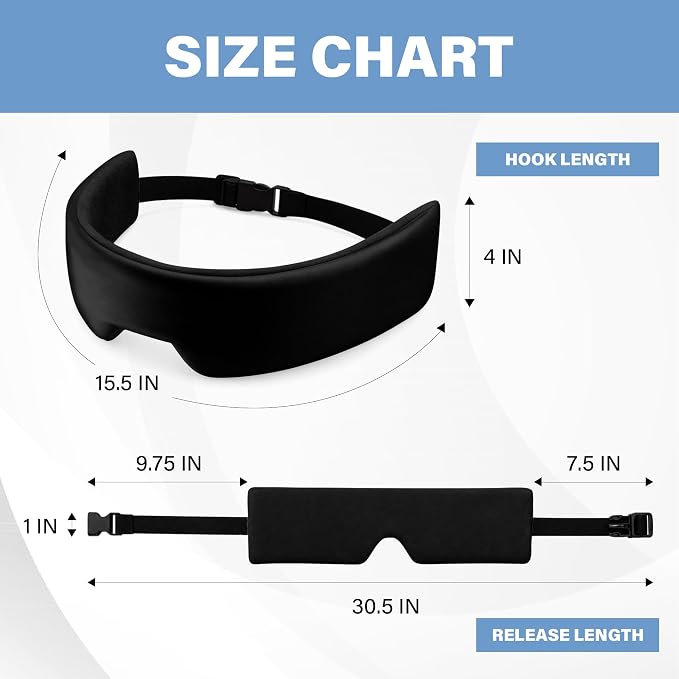 Airplane Eye Mask Head Holder, Double-Sided Sleep Support Soft | Double-Sided Design, Travel Pouch Included, For Airplane & Car And Office Chair,Sleep Holder,Airplane Head Strap For Sleeping - Image 6
