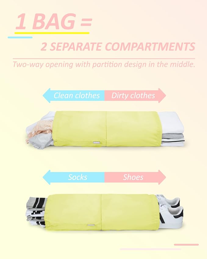 BAGSMART Compression Packing Cubes for Travel Essentials | 14 Set /6 Set /4 Set/2 Set, Lightweight, Durable - Image 4