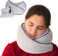 Memory Foam Travel Pillow | Provides Real Support for Head, Neck and Chin | Best Firm Airplane Pillow for Long Flights by Etonville