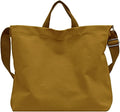 Women's Canvas Tote Bag inside Out Bag with Adjustable Crossbody Strap for Work Travel Shopping Durable Handbag for Men by Unknown