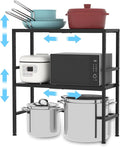 2-Tier Expandable Metal Storage Shelves, 150LBS Heavy Duty Shelving Units and Storage,Adjustable Utility Organization and Storage Shelf Rack For Kitchen Garage Laundry Bathroom Pantry Warehouse by Cidaziya