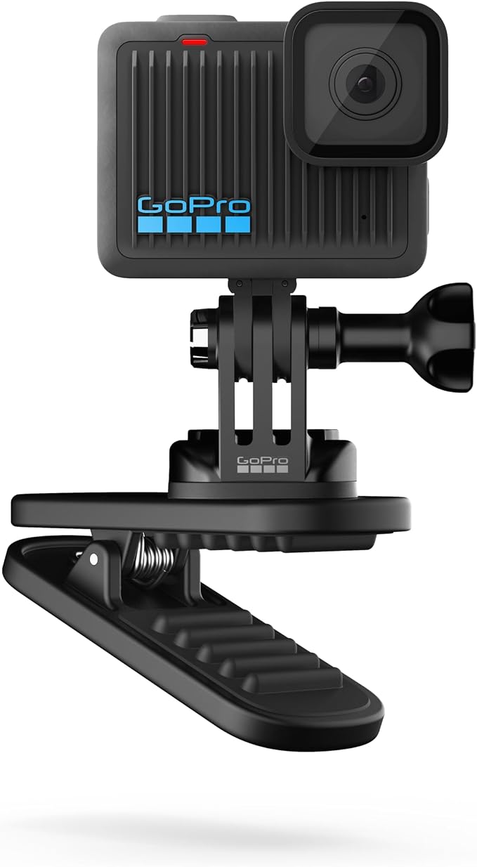 GoPro Magnetic Swivel Cameras Clip - Official GoPro Accessory, Black | Magnetic swivel clip with 360-degree rotation and mounting buckle for straps, metal surfaces and kickstand use by Unknown