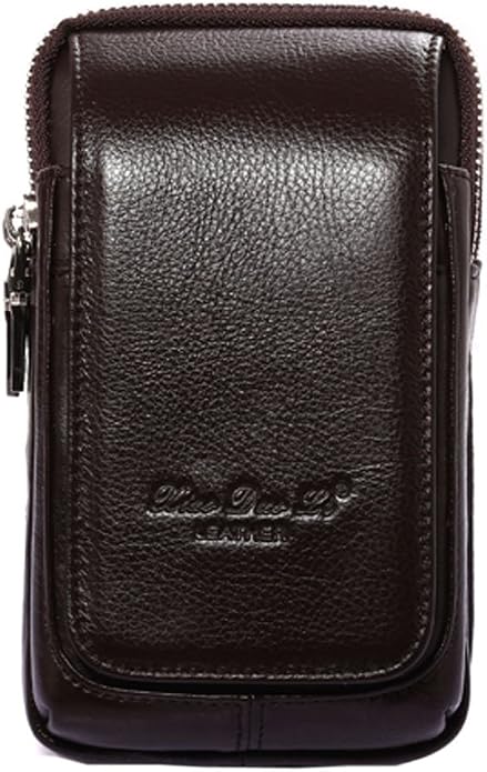 Leather Waist Pack Phone Belt Bag for Men Loop Holster Wallet Cellphone Case Pouch Pack Clip Money Purse - Image 4