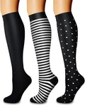 CHARMKING Compression Socks for Women & Men Circulation (3 Pairs) 15-20 mmHg is Best Support for Athletic Running Cycling by CHARMKING