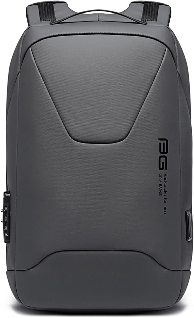 FANDARE Anti-Theft Backpack Business Daypacks fits 15.6 Inch Laptop Travel Large Backpack with USB Charging Port Waterproof Computer Bag Bookbag for Women Men Notebook Grey by FANDARE