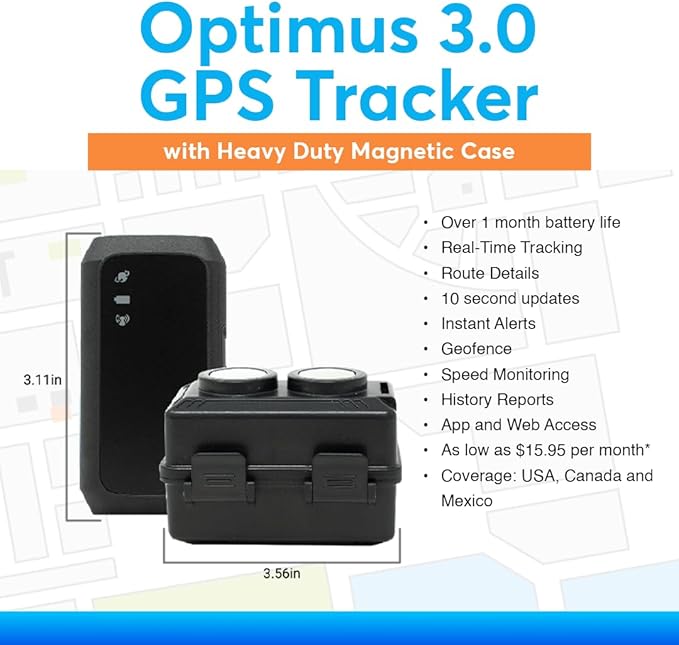 Optimus 3.0 GPS Tracker - Over 1 Month Battery - with Heavy Duty Waterproof Case and Powerful Magnets for Vehicles and Assets | Up to 2 Months Battery with Heavy Duty Waterproof Case and Powerful Magnets for Vehicles and Assets - Image 3