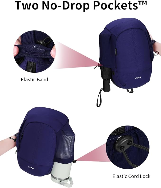 ECOHUB Anti-Theft Crossbody Bag Men Women RFID Blocking Lightweight Sling Backpack Water Resistant for Travel Hiking Outdoor - Image 5