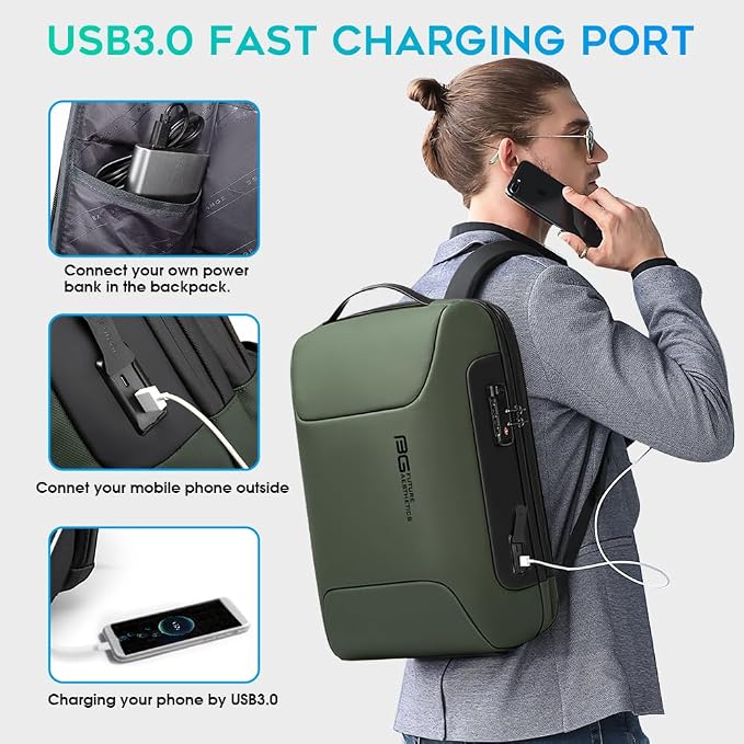 BANGE Tech Laptop Backpack for Men and Women - Image 5