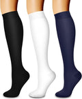 3 Pack Medical Compression Sock-Compression Sock For Women and Men Circulation -Best for Running,Nursing,Athletic Sports by LaiteHebe