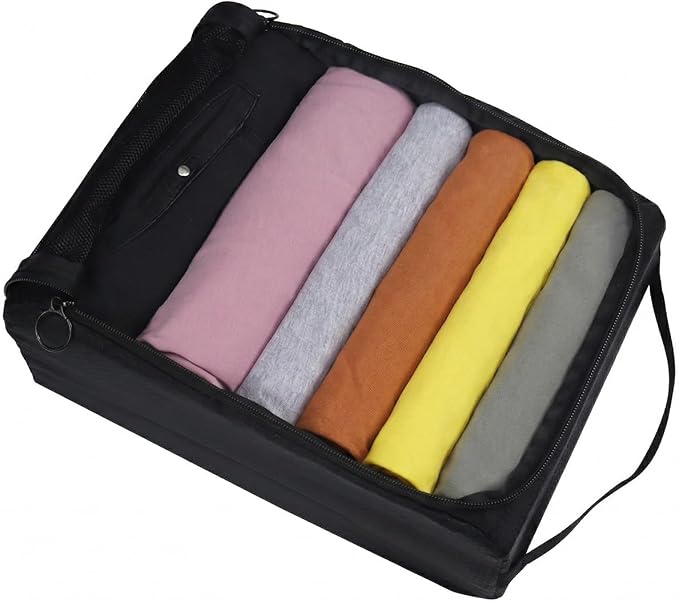 Gloppie 4-Pack Packing Cubes for Luggage - Organizer Suitcase Bags Set - Carry On Travel Accessories - Image 4