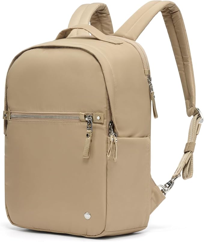 Pacsafe W 10L Anti Theft Backpack, Taupe - Image 3