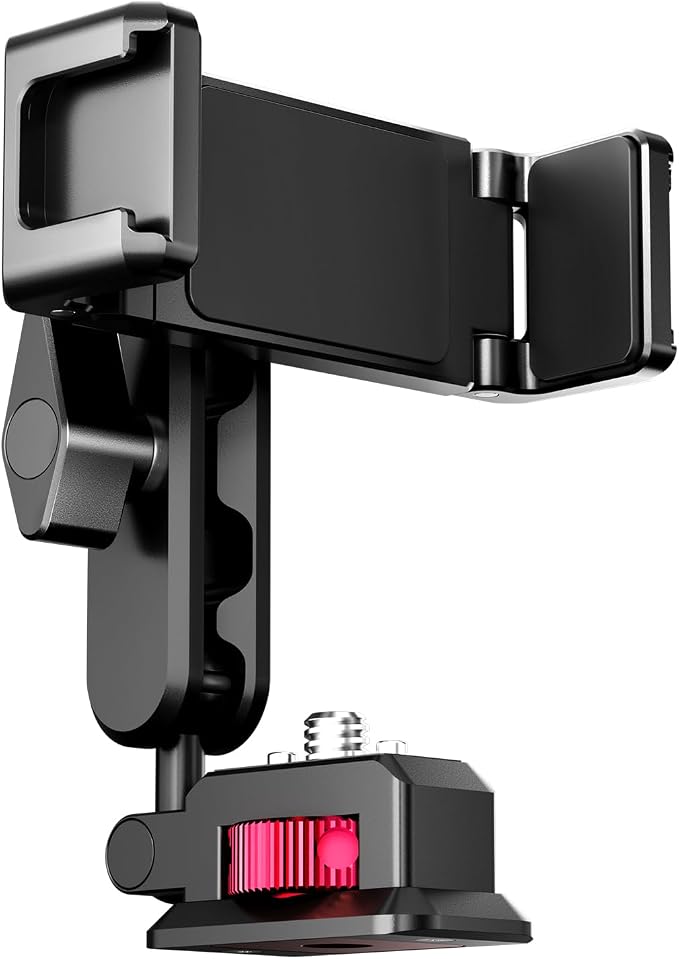 ULANZI MA56 4-in-1 Metal Phone Tripod Mount with Cold Shoe & Arca Swiss Plate, 360° Adjustable Hot Shoe Camera Phone Mount for iPhone, Compact All-in-One Adapter for Smartphone Photography & Video - Image 7