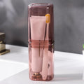Toothbrush Cup Toothbrush Travel Case, Travel Toothbrush Holder Case with Cover Portable Multifunctional Toothbrush Cover, Suitable for Travel Business Camping Bathroom School or Daily Uses by Unknown