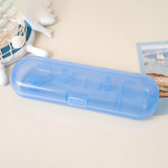 Newly upgraded toothbrush travel case, suitable for Oral-B/Oral-B Pro/Philips Sonicare/Aquasonic toothbrush, travel electric toothbrush box (blue) - Image 9