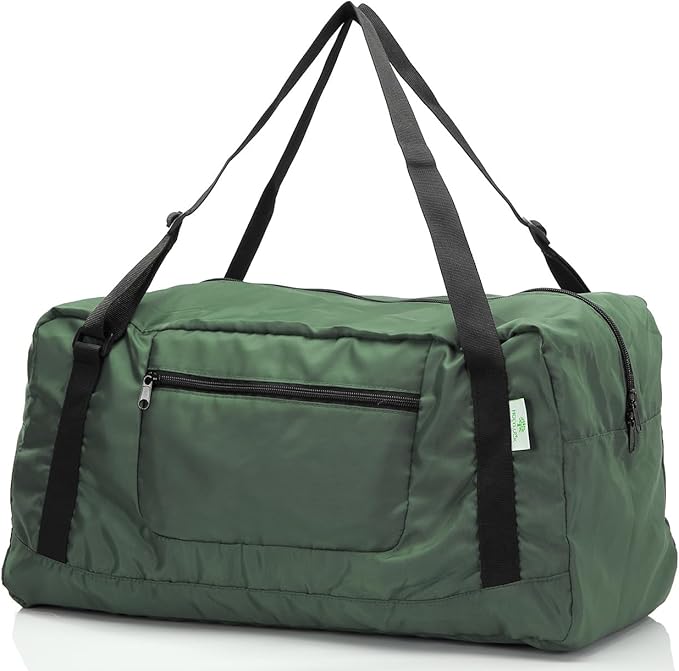 HOLYLUCK Foldable Travel Duffel Bag For Women & Men Luggage Great for Gym (Army Green) by holyluck