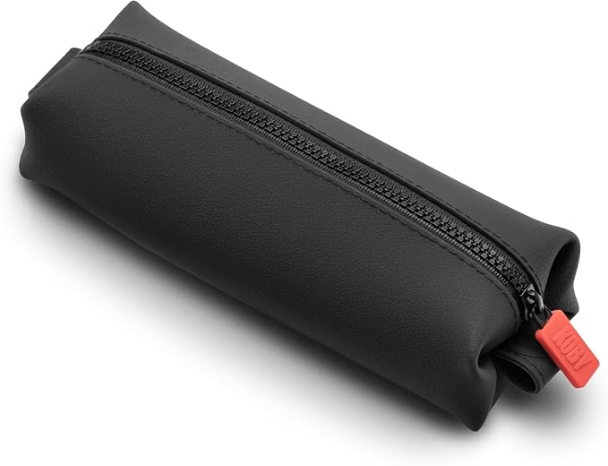 TOOLETRIES The Koby Dopp Kit Toiletry Bag- Mini 8.5" x 2.75" x 2", Charcoal | Compact silicone leak-resistant travel toiletry bag with a heavy-duty zipper that's easy to clean. by TOOLETRIES