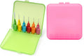 Interdental Brush Travel Case/Storage Case Compatible with TePe Interdental Brush, 2packs(Green and Pink) by seplouis