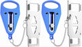 Portable Door Lock 2 Pack for Travel – Hotel Door Locks for Travelers Security – Door Safety Lock from Inside for Home & Apartment – Travel Locks for Hotel Rooms – (Blue) by PocketLock