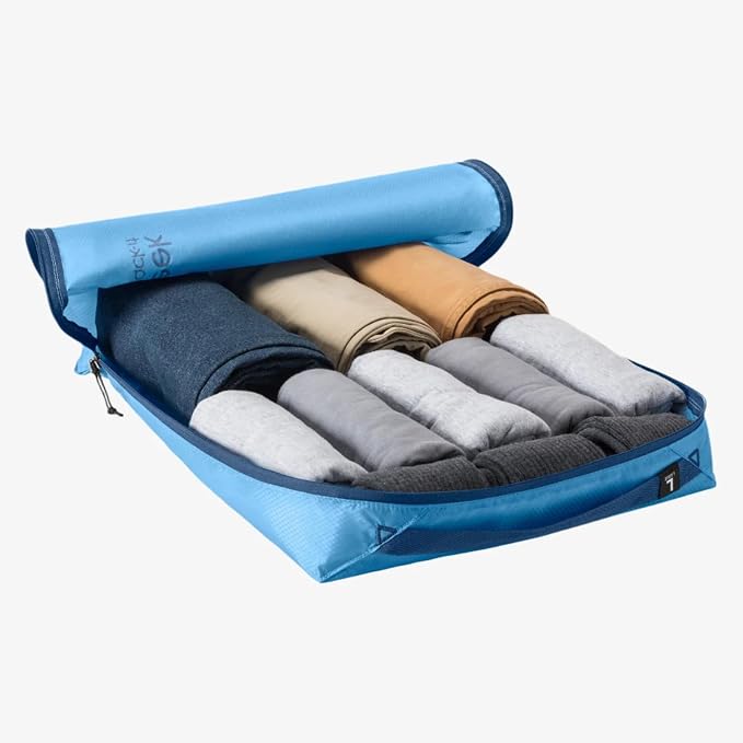Eagle Creek Pack-It Isolate Extended Stay Set, Blue Dawn | Includes Shoe Sack, Medium Clean/Dirty Cube, 2 Medium Isolate Cubes, and 2 Large Cubes, Travel Essentials - Image 7