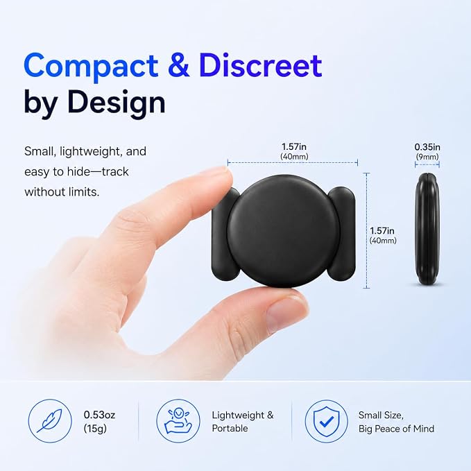 GPS Tracker for Vehicles,Magnetic Waterproof Car Tracker, No Monthly fees, Mini Portable GPS Tracker for Cars, Trucks, Motorcycle, Anti-Theft（Android Only） - Image 8