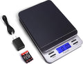 Fuzion Shipping Scale, Accurate Digital Postal Scale 86 lb/0.1 oz | Hold and Tare Function, Package Scale, Postage Scale for Packages and Mailing, LCD Display, Battery and AC Adapter Included by Fuzion%C2%AE