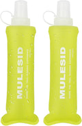 Soft Flask Running Bottles Collapsible Water Bottle Foldable for Traveling Running Vest Collapse Hydration TPU 250ml for Runner(250ml-Pack of 2) by MULESID