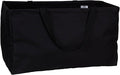 Household Essentials 2212-1 Krush Canvas Utility Tote | Reusable Grocery Shopping Bag | Laundry Carry Bag | Black by HouseholdEssentials