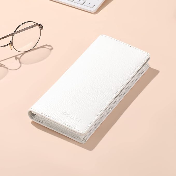 GOIACII Wallets for Women RFID Blocking Ultra Slim Leather Credit Card Holder Clutch - Image 6