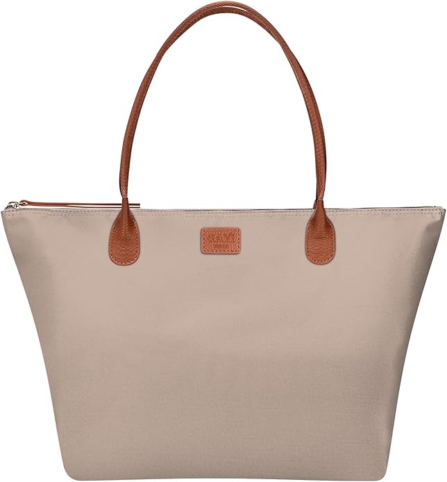 GAYI URBAN Nylon Tote Bag for Women, Large Foldable Weekend Hobo Purses for Women, Shoulder Tote Handbags with Zipper | Nylon by GAYIURBAN