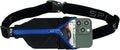 SPIbelt Running Belt Original for Women Men, Phone Holder for Running, Running Fanny Pack, Holder for Phone, Running Waist Pack, Adjustable Waist, [Fits All Phones]. Black with Blue Zipper by SPIbelt