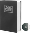Small Sized Diversion Book Safe Storage Box, Dictionary Secret Safe Can with Security Combination Lock/Key, Diversion Book Hidden Safe (Key, Black dictionary) by PACOLO