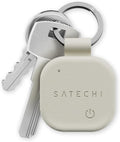 Satechi FindAll Keychain, Find My Compatible, for iPhone, iPad, Mac, Sand | Bluetooth Tracker, Wireless rechargeable, location tracking, left-behind alerts, loud audible chime, for iPhone, iPad, Mac by Satechi