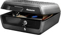 SentrySafe Fireproof and Waterproof Document Safe with Key Lock, Lock Box for Cash, Passport, Jewelry, Exterior: 16.5 in W x 14.8 in D x 7.6 in H, Black, 0.36 Cubic Feet, CHW30220 | Fire and Water Resistant Document Safe With Key Lock, Protects Cash, P... by SentrySafe
