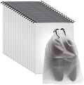 20pcs Transparent Travel Covers Shoe Bags for Packing in Suitcase, Large 15.7x11.8 Inch Clear Shoes Storage Packing Rope Pouch Organizers Drawstring Shoe Dust Bag for Moving House for Men Women by PEUTIER