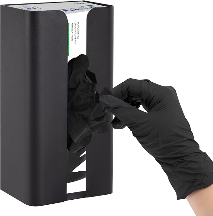 Magnetic Glove & Tissue Dispenser Holder - Holds Boxes of Gloves, Towels, Wipes, Tissues - Mount onto a Tool Box or in Garages, Workshops and Kitchens by ECOSEAO