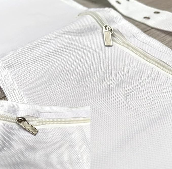 Generic Ihram Belt for Hajj and Umrah - Adjustable Size with Front Pockets and Zippered Compartments - Image 2