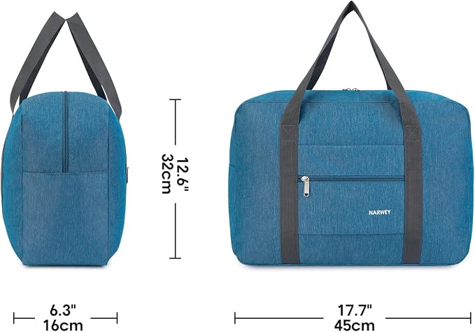 For Spirit Airlines Personal Item Bag Foldable Travel Duffel Bag Tote Carry on Luggage Duffle Overnight for Women and Men - Image 8