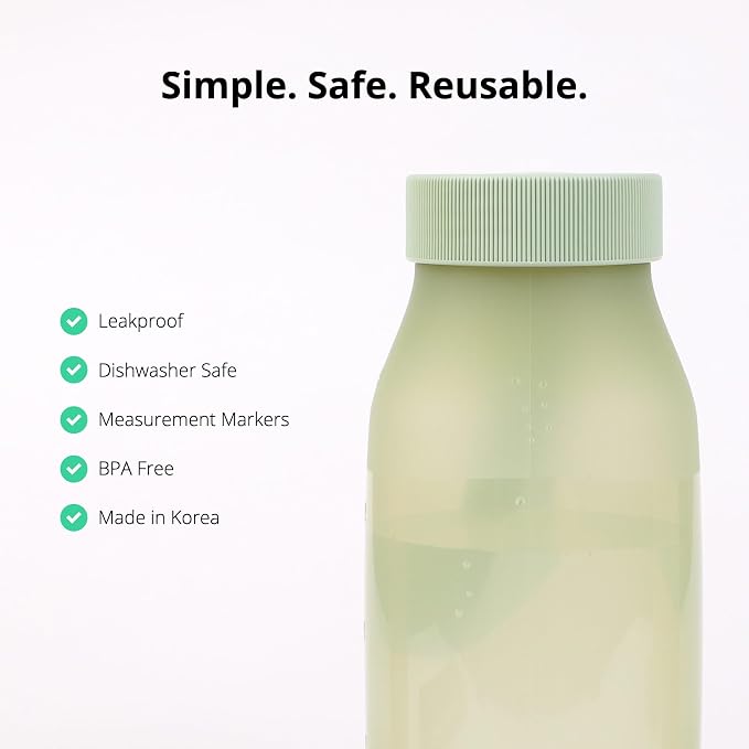 BLUE GINKGO Collapsible Water Bottle [2-Pack] – Lightweight, Foldable Silicone Bottles for Travel, Hiking, and Camping (16.9oz, Made in Korea, Olive Green) - Image 7
