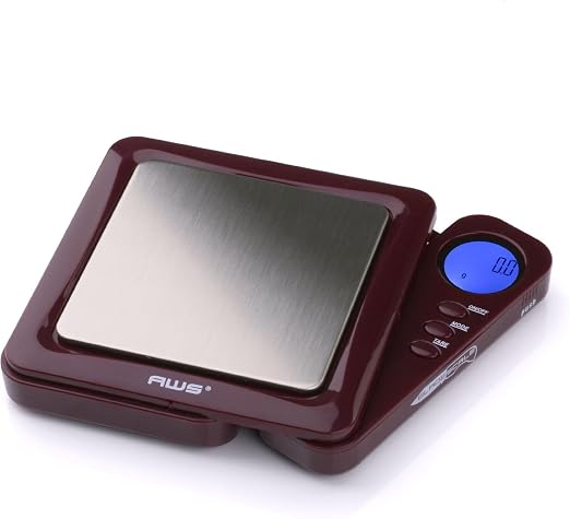 Blade Series - Digital Precision Pocket Weight Scale - Lightweight 650G X 0.1 G - (Red) - AMERICAN WEIGH SCALES - Image 4